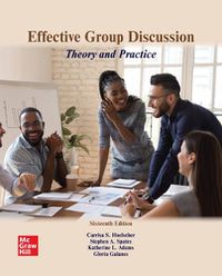 Cover image for Loose Leaf for Effective Group Discussion: Theory and Practice