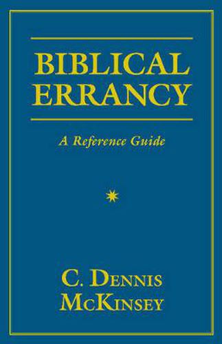 Cover image for Biblical Errancy: A Reference Guide