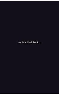 Cover image for little black book