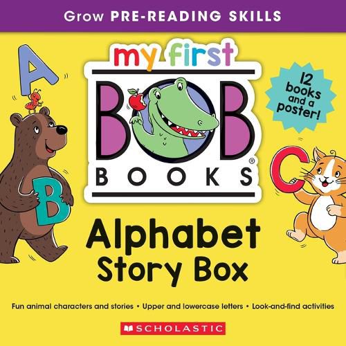 Cover image for My First Bob Books - Alphabet Story Collection Bind-Up Phonics, Letter Sounds, Ages 3 and Up, Pre-K (Reading Readiness)