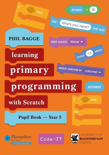 Cover image for Teaching Primary Programming with Scratch Pupil Book Year 5