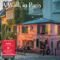 Cover image for A Walk in Paris 2025 12 X 12 Wall Calendar