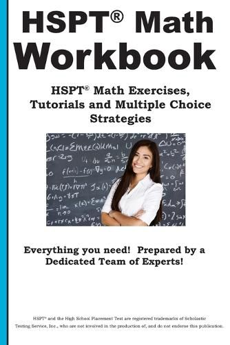 Cover image for HSPT Math Workbook: HSPT(R) Math Exercises, Tutorials and Multiple Choice Strategies