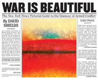 Cover image for War Is Beautiful: The New York Times Pictorial Guide to the Glamour of Armed Conflict