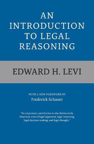 Cover image for An Introduction to Legal Reasoning