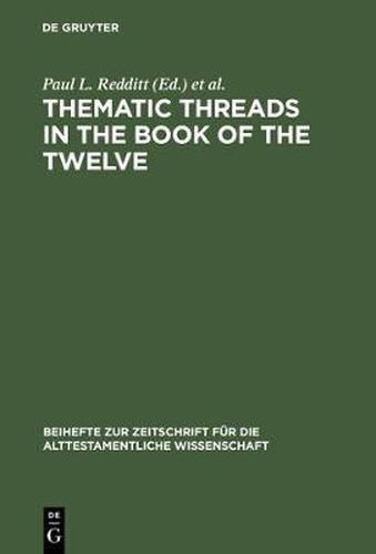 Cover image for Thematic Threads in the Book of the Twelve