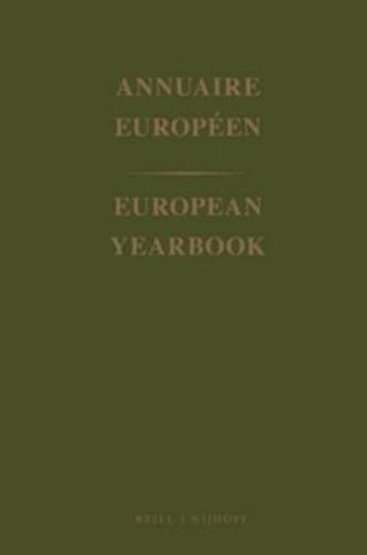 European Yearbook / Annuaire Europeen, Volume 41 (1993)