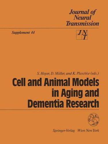 Cover image for Cell and Animal Models in Aging and Dementia Research