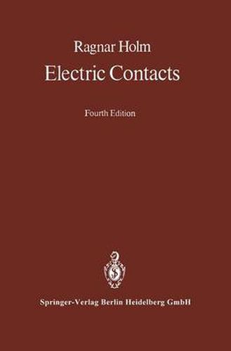 Cover image for Electric Contacts: Theory and Application