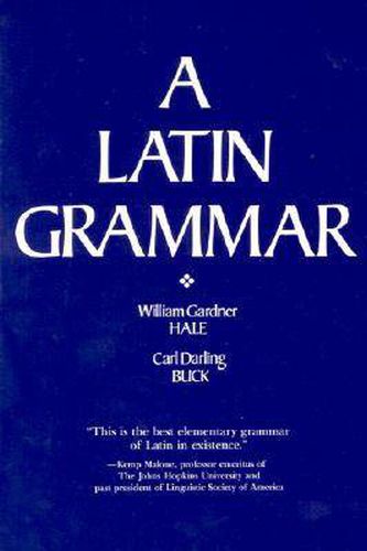 Cover image for Latin Grammar