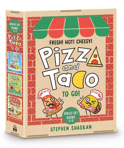 Pizza and Taco To Go! 3-Book Boxed Set: Pizza and Taco: Who's the Best?; Pizza and Taco: Best Party Ever!; Pizza and Taco Super-Awesome Comic!