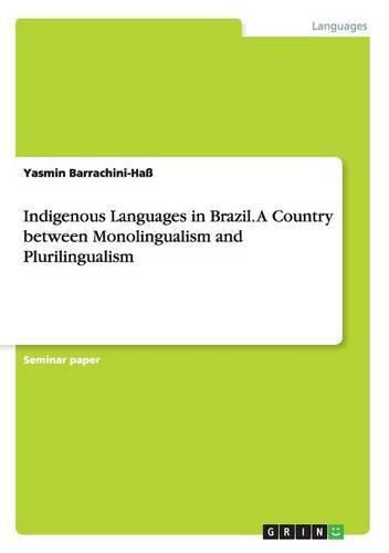 Cover image for Indigenous Languages in Brazil. A Country between Monolingualism and Plurilingualism