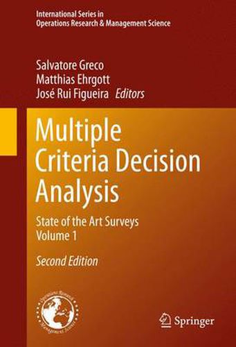 Cover image for Multiple Criteria Decision Analysis: State of the Art Surveys