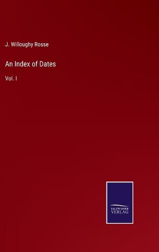 Cover image for An Index of Dates