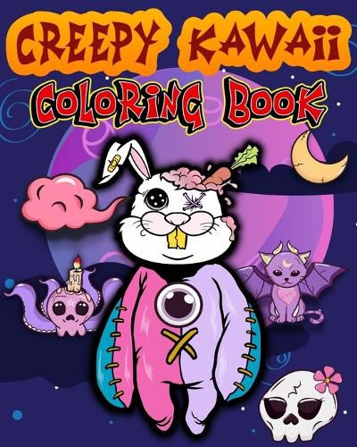 Cover image for Creepy Kawaii Coloring Book