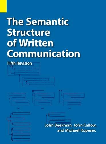 Cover image for The Semantic Structure of Written Communication