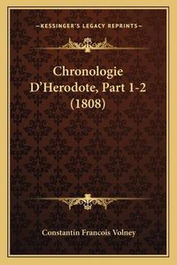 Cover image for Chronologie D'Herodote, Part 1-2 (1808)