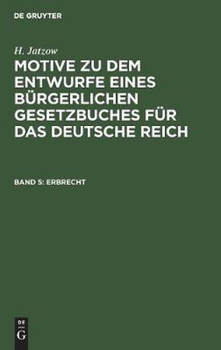 Cover image for Erbrecht