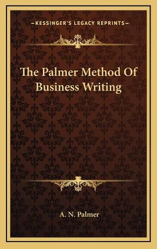 Cover image for The Palmer Method of Business Writing