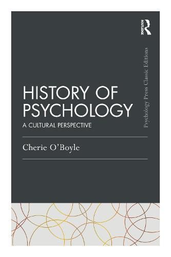 Cover image for History of Psychology: A Cultural Perspective