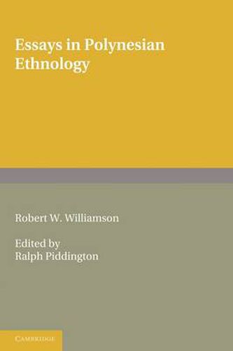 Essays in Polynesian Ethnology