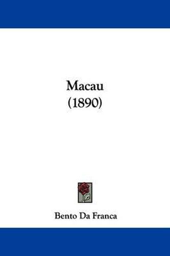 Cover image for Macau (1890)