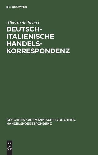 Cover image for Deutsch-Italienische Handelskorrespondenz