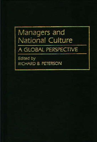 Managers and National Culture: A Global Perspective