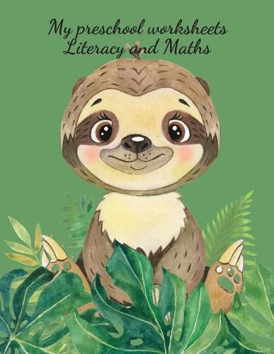 Cover image for My preschool worksheets Literacy and Maths