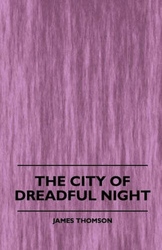 Cover image for The City of Dreadful Night