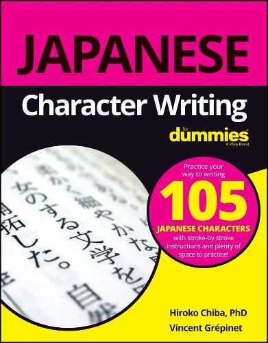 Cover image for Japanese Character Writing For Dummies