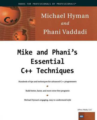 Cover image for Mike and Phani's Essential C++ Techniques