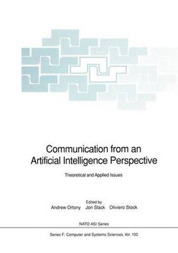 Cover image for Communication from an Artificial Intelligence Perspective: Theoretical and Applied Issues