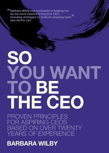 Cover image for So You Want to Be the CEO