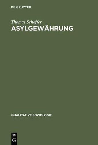 Cover image for Asylgewahrung