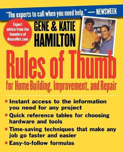 Cover image for Rules of Thumb for Home Building, Improvement, and Repair