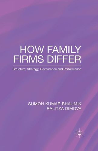 Cover image for How Family Firms Differ: Structure, Strategy, Governance and Performance