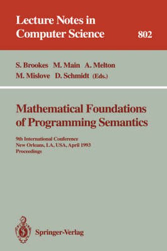 Mathematical Foundations of Programming Semantics: 7th International Conference, Pittsburgh, PA, USA, March 25-28, 1991. Proceedings