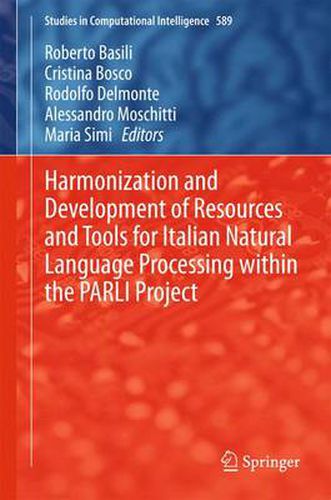 Cover image for Harmonization and Development of Resources and Tools for Italian Natural Language Processing within the PARLI Project