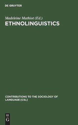 Cover image for Ethnolinguistics