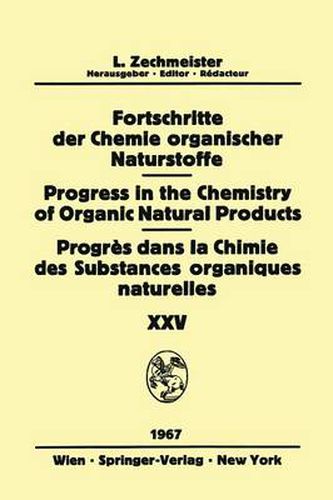 Cover image for Progress in the Chemistry of Organic Natural Products / Fortschritte der Chemie Organischer Naturstoffe / Progres dans la Chimie des Substances Organiques Naturelles