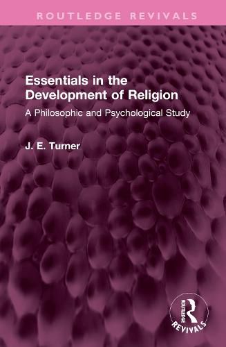 Cover image for Essentials in the Development of Religion