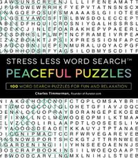 Cover image for Stress Less Word Search - Peaceful Puzzles: 100 Word Search Puzzles for Fun and Relaxation