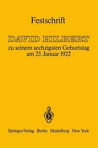 Cover image for Festschrift: Zu Seinem Sechzigsten Geburtstag am 23.Januar 1922