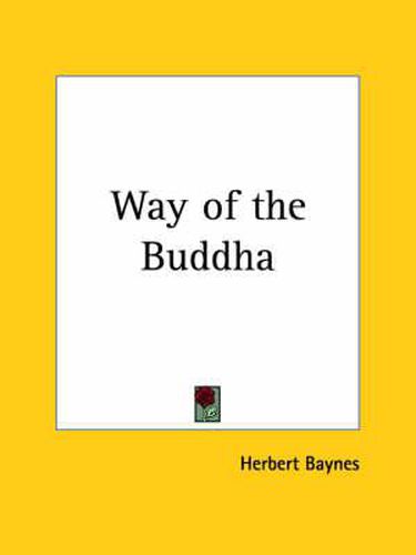 Cover image for Way of the Buddha (1914)