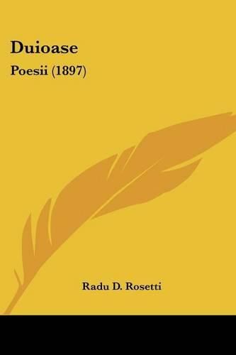 Cover image for Duioase: Poesii (1897)