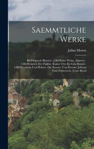 Cover image for Saemmtliche Werke