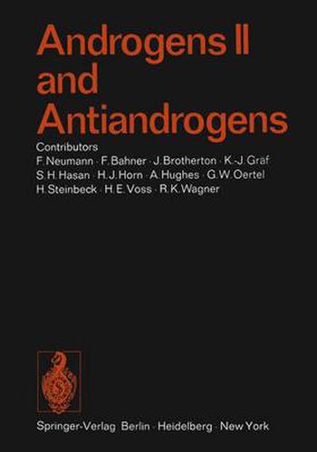 Cover image for Androgens II and Antiandrogens / Androgene II und Antiandrogene