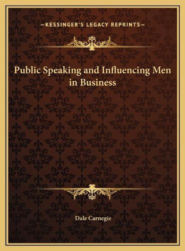 Cover image for Public Speaking and Influencing Men in Business