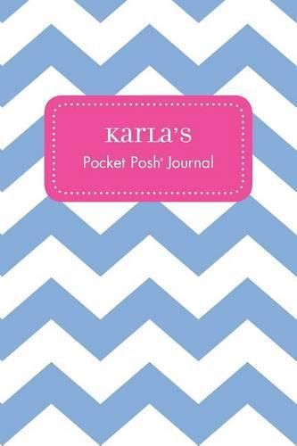 Cover image for Karla's Pocket Posh Journal, Chevron